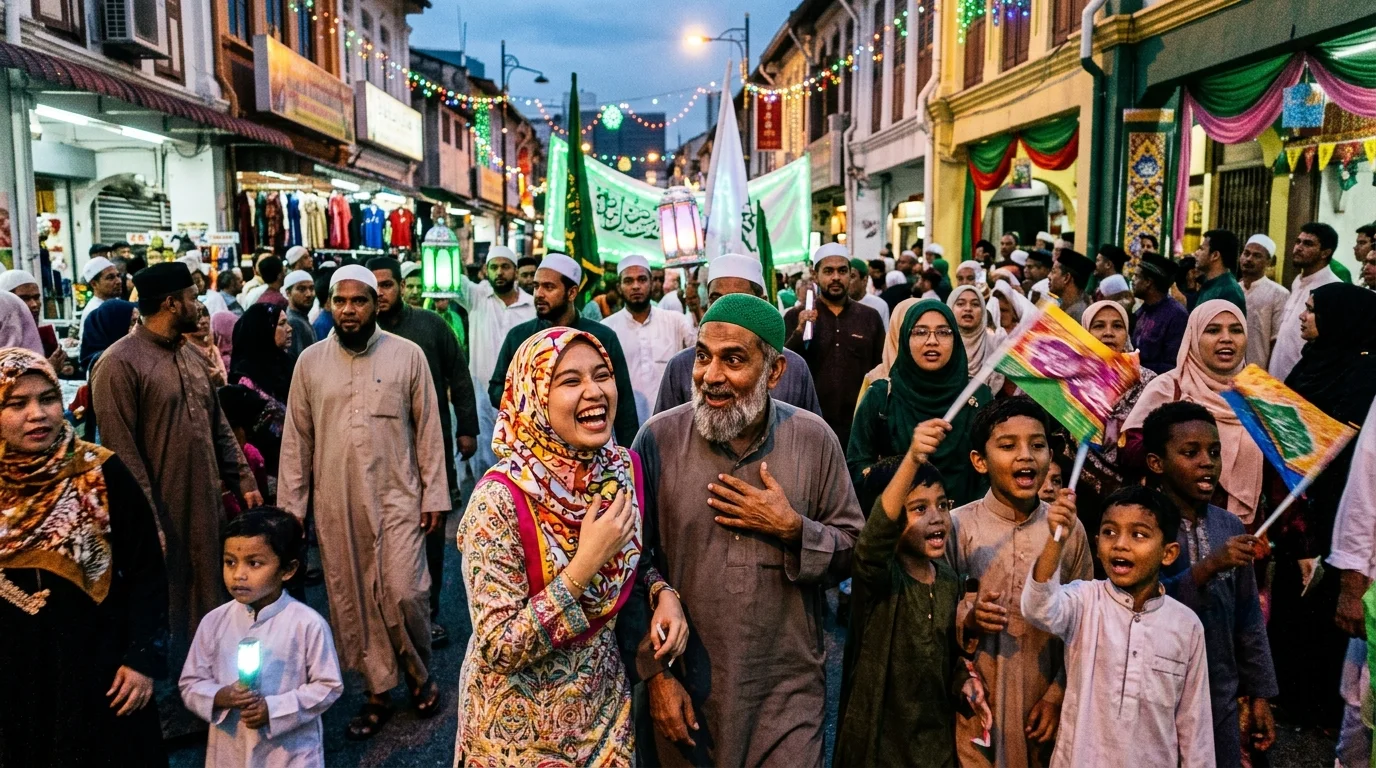 Oslava narození proroka Mohameda v islámské tradici